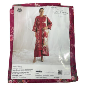 Pakistani Inspired Rang E Haya Digital Printed Lawn Three Piece